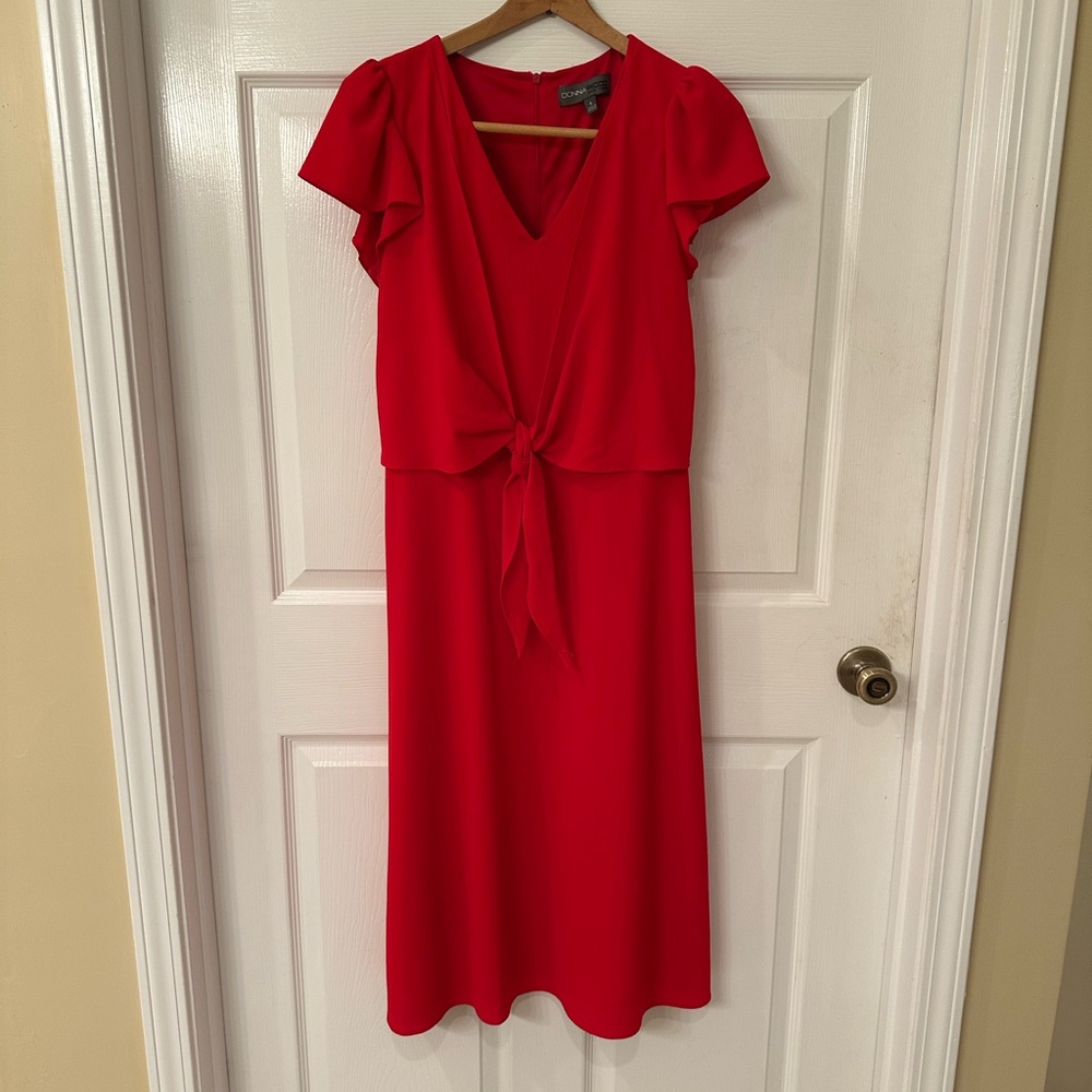 Red dress. Size 6.